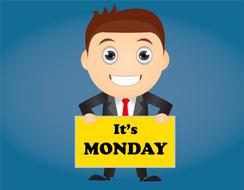 monday date week calendar day drawing