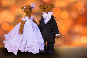 Emotions Wedding Bride And Groom bears