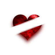heart postcard photoshop drawing