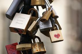 padlocks as security for love