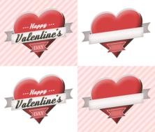 clipart of valentine s day label badge stamp