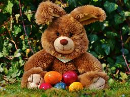 Easter Bunny Happy eggs