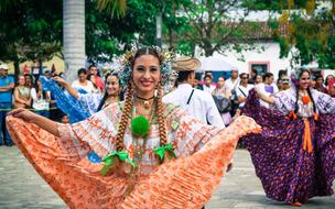 Happy Dance Costa Rica girl