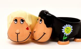 Funny decorative Sheep Egg Cups
