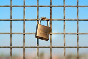 Love Lock against the sky