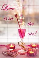 Champagne Bubbles love in the air