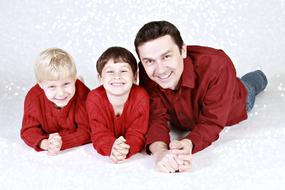 Family Father and Children