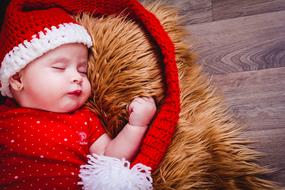 Child in Christmas Ornament