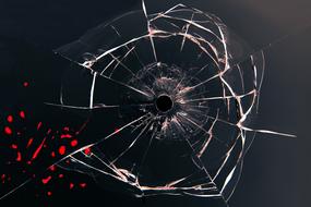 Glass Bullet Blood red