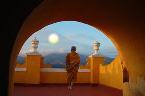 Buddha Meditation Rest man