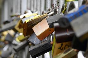 Padlocks Bridge Lovers