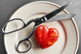 Scissors Cut Tool and decorative heart