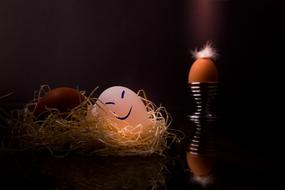 Easter Eggs Happy face
