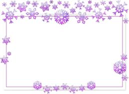 frame border violet as a drawing