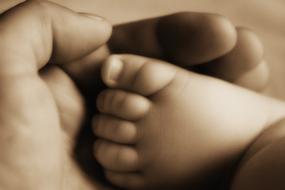 Foot Baby and hand