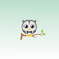 owl as a happy mascot
