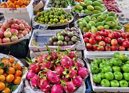 Viet Nam Market Fruit and vegetables exotic