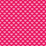 seamless pink pattern with hearts