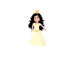 princess crown dress drawing