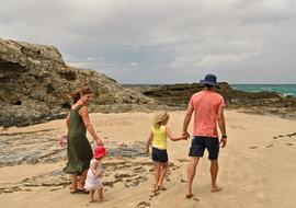 Family Beach Fun play