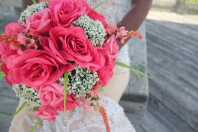 Flowers Wedding Bride pink