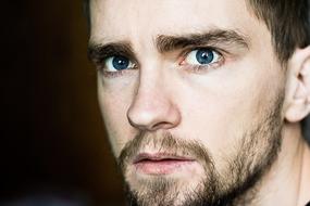Attractive face man
