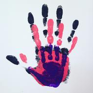 image of love hands sector drawing