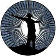 man standing qualities celebration drawing