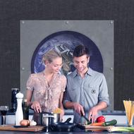 modern Kitchen Couple Cooking