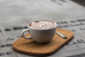 Cappuccino Beverage flower