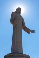 Statue Christ Faith sun