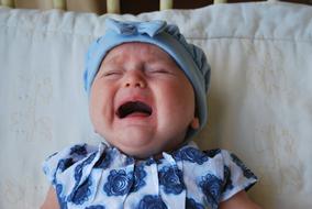 little crying girl