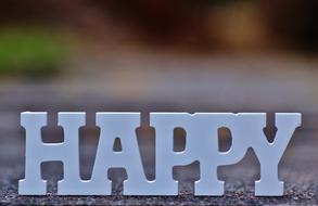 Happy text