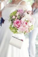 Bride Bouquet Wedding white dress