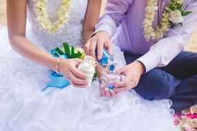 ceremony at a wedding