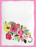 template background pink modern flowers drawing