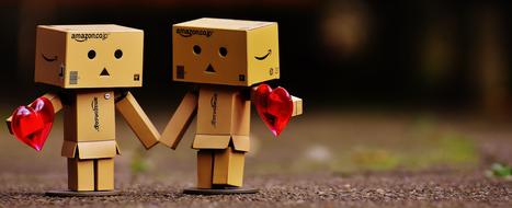 Danbo Figure Together Hand red heart