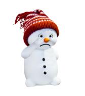 farewell snowman sad decoration