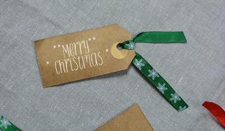 Merry Christmas Label paper