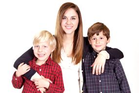 sister and two younger brothers