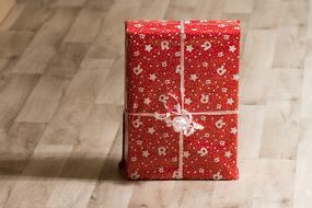 red and white Present Package Gift