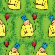 tileable cartoon children background