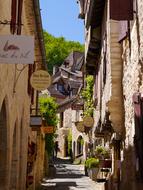 Saint Cirq Lapopie Lovely Street landscape