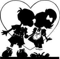 love kiss boy girl heart couple