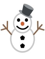 happy snowman christmas