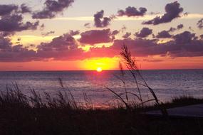 landscape of Sunset Sound Clouds