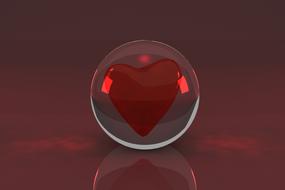 red Heart Bright Symbol