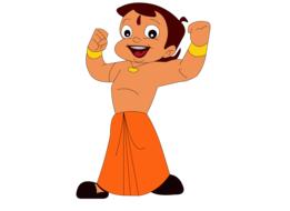 cartoon character with muscles