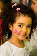 Children Painting Face