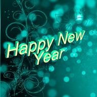 Font Lettering Happy New Year clipart